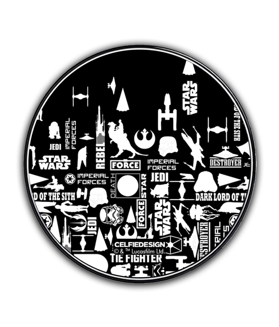 Star Wars Era - 10 X 10 (cm) Circular Coaster -Celfie Design - India - www.superherotoystore.com