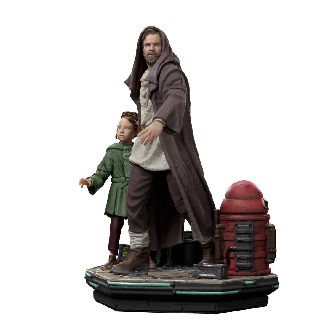 Obi-Wan and Young Leia Star Wars Deluxe Art Scale 1/10 Statue by Iron Studios -Iron Studios - India - www.superherotoystore.com