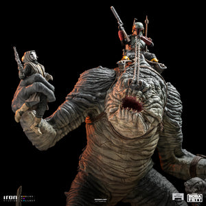 Star Wars Boba Fett and Rancor 1/20 Scale Statue by Iron Studios -Iron Studios - India - www.superherotoystore.com