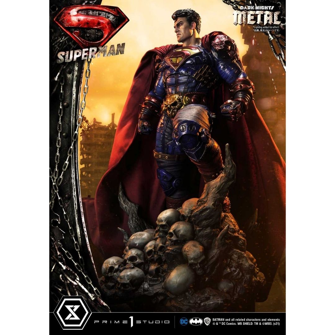 DC Comics Dark Knight Metals Superman 1/3rd Scale Statue by Prime 1 Studios -Prime 1 Studio - India - www.superherotoystore.com