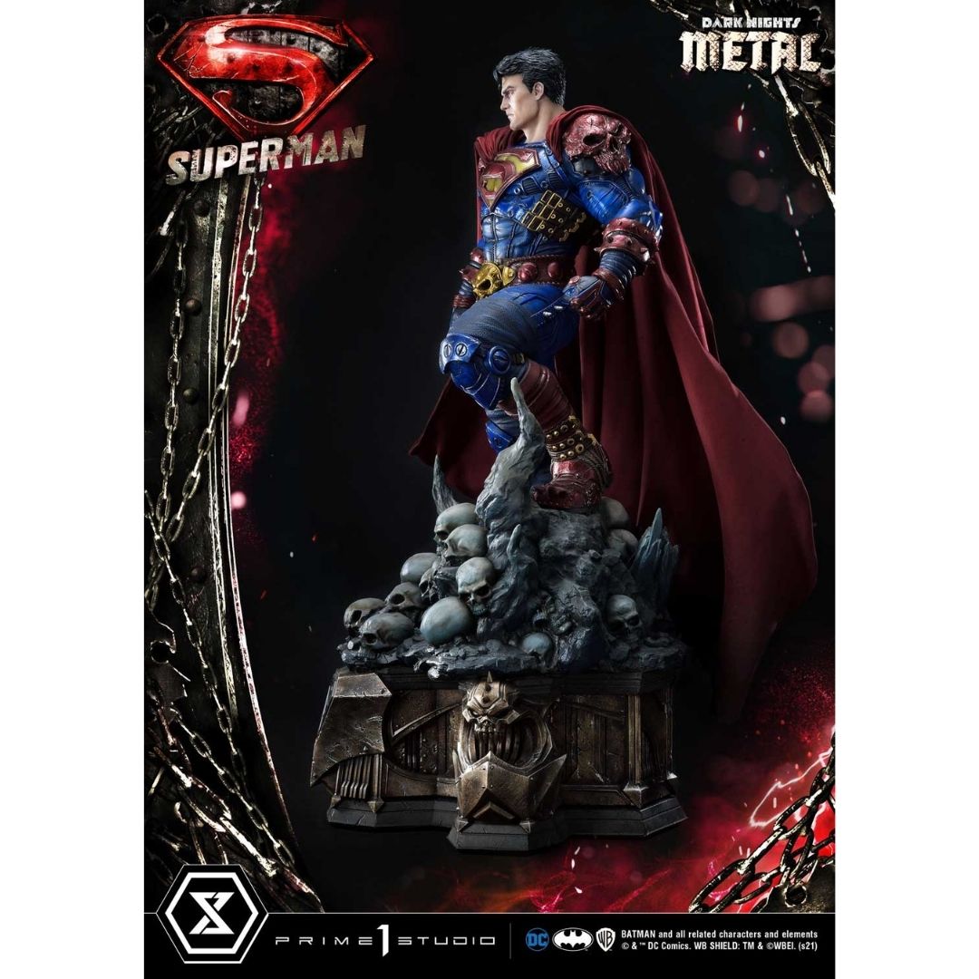 DC Comics Dark Knight Metals Superman 1/3rd Scale Statue by Prime 1 Studios -Prime 1 Studio - India - www.superherotoystore.com