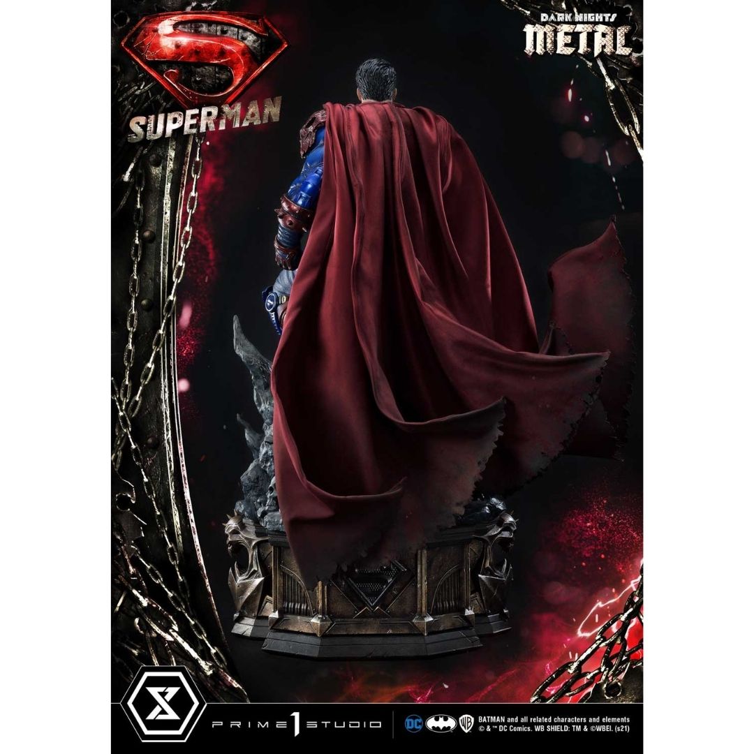 DC Comics Dark Knight Metals Superman 1/3rd Scale Statue by Prime 1 Studios -Prime 1 Studio - India - www.superherotoystore.com