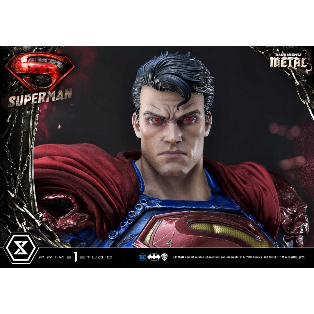 DC Comics Dark Knight Metals Superman 1/3rd Scale Statue by Prime 1 Studios -Prime 1 Studio - India - www.superherotoystore.com