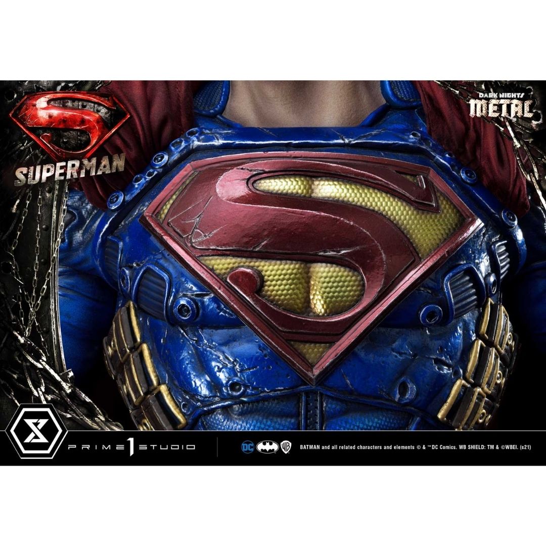 DC Comics Dark Knight Metals Superman 1/3rd Scale Statue by Prime 1 Studios -Prime 1 Studio - India - www.superherotoystore.com