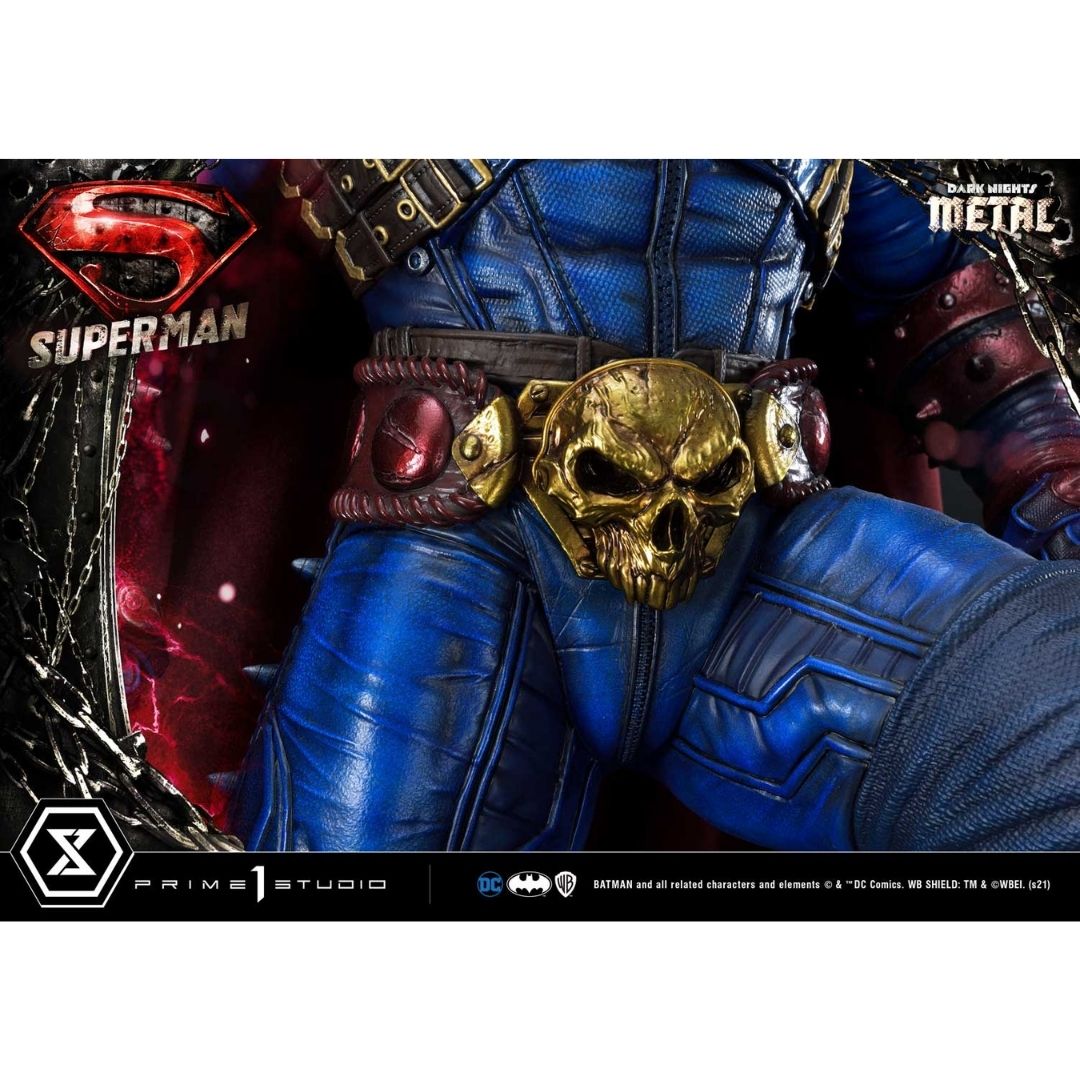 DC Comics Dark Knight Metals Superman 1/3rd Scale Statue by Prime 1 Studios -Prime 1 Studio - India - www.superherotoystore.com