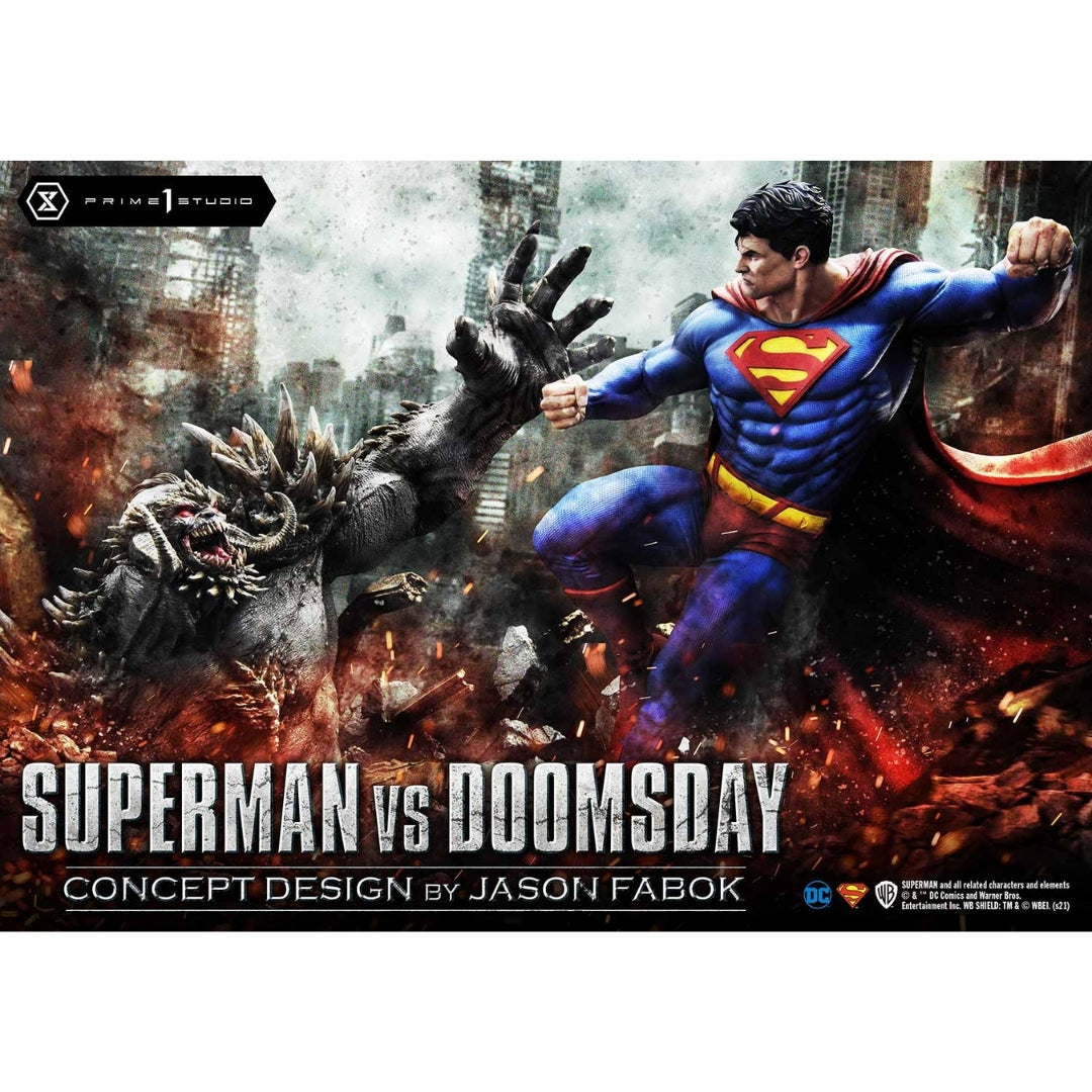 DC Comics Superman Vs Doomsday 1/3rd Scale Statue by Prime 1 Studios -Prime 1 Studio - India - www.superherotoystore.com