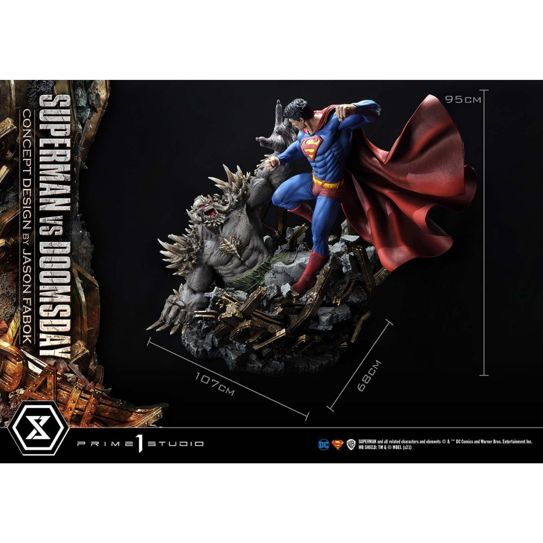 DC Comics Superman Vs Doomsday 1/3rd Scale Statue by Prime 1 Studios -Prime 1 Studio - India - www.superherotoystore.com