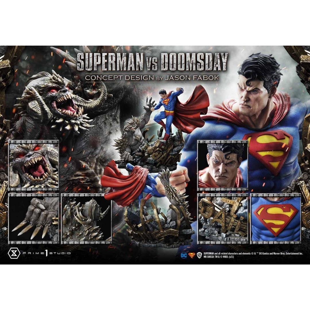 DC Comics Superman Vs Doomsday 1/3rd Scale Statue by Prime 1 Studios -Prime 1 Studio - India - www.superherotoystore.com