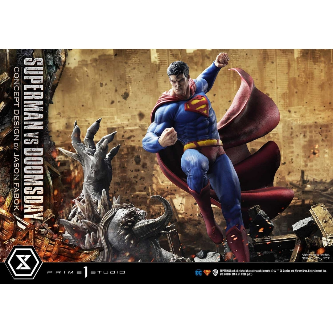 DC Comics Superman Vs Doomsday 1/3rd Scale Statue by Prime 1 Studios -Prime 1 Studio - India - www.superherotoystore.com