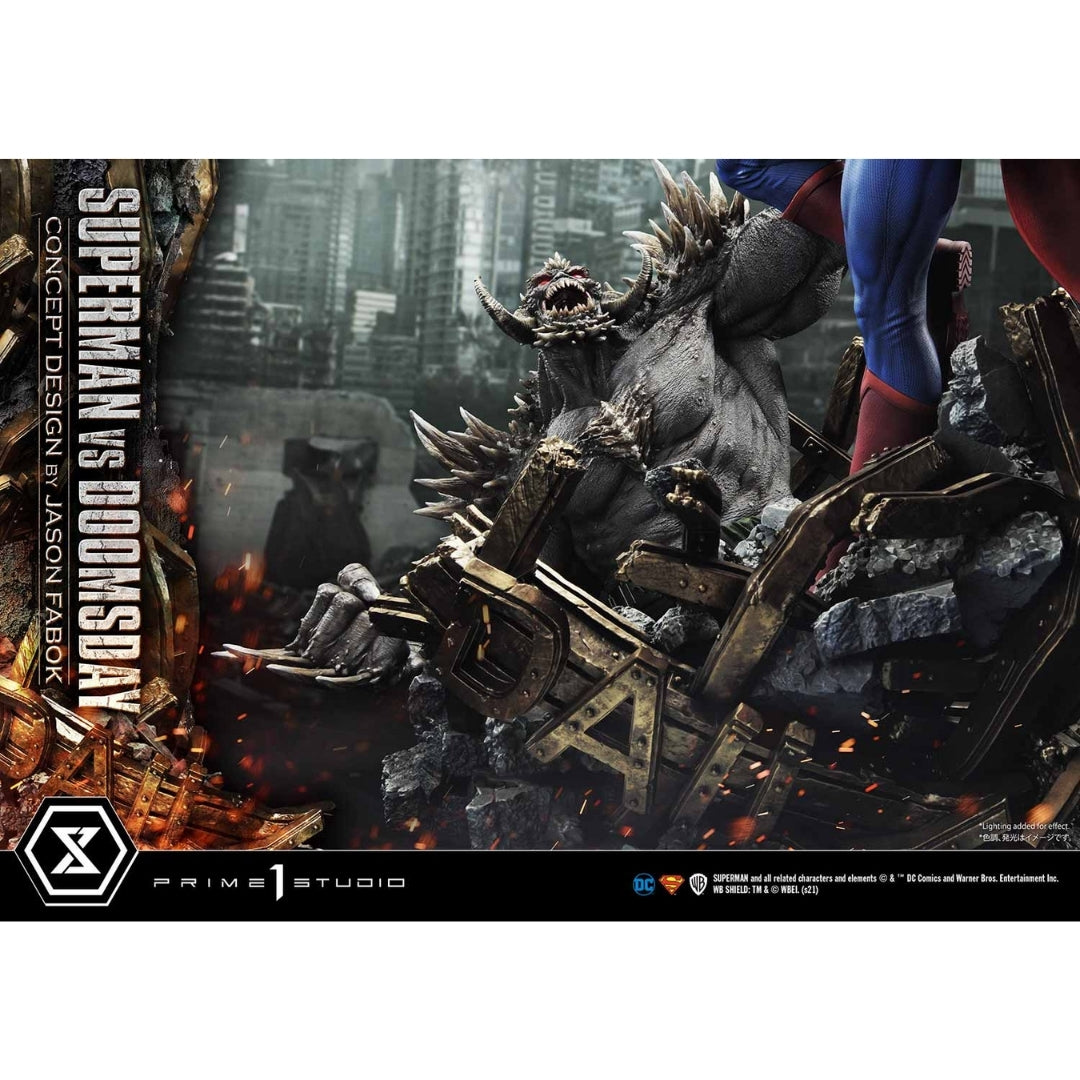 DC Comics Superman Vs Doomsday 1/3rd Scale Statue by Prime 1 Studios -Prime 1 Studio - India - www.superherotoystore.com