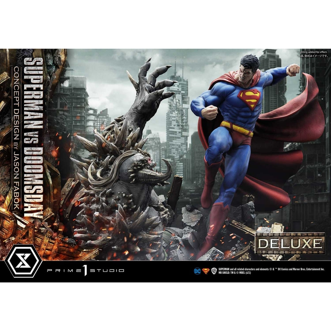 DC Comics Superman Vs Doomsday 1/3rd Scale (Bonus Version) Statue by Prime 1 Studios -Prime 1 Studio - India - www.superherotoystore.com