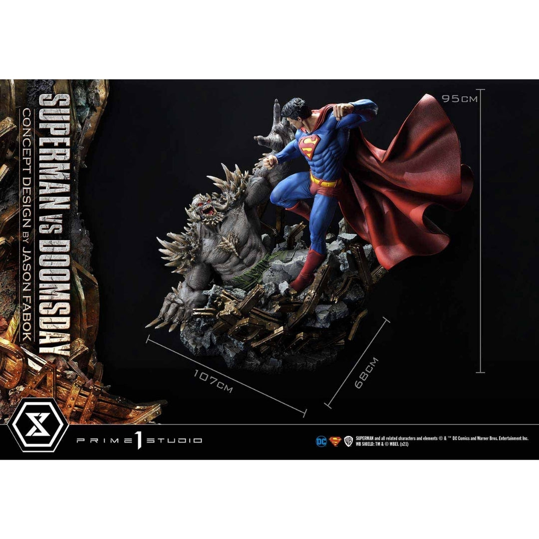 DC Comics Superman Vs Doomsday 1/3rd Scale (Bonus Version) Statue by Prime 1 Studios -Prime 1 Studio - India - www.superherotoystore.com