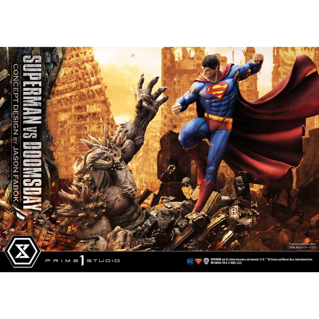 DC Comics Superman Vs Doomsday 1/3rd Scale (Bonus Version) Statue by Prime 1 Studios -Prime 1 Studio - India - www.superherotoystore.com