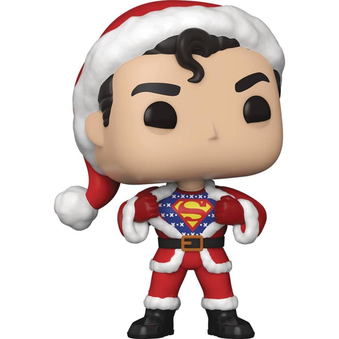 DC Holiday Superman with Sweater Pop! Vinyl figure by Funko -Funko - India - www.superherotoystore.com