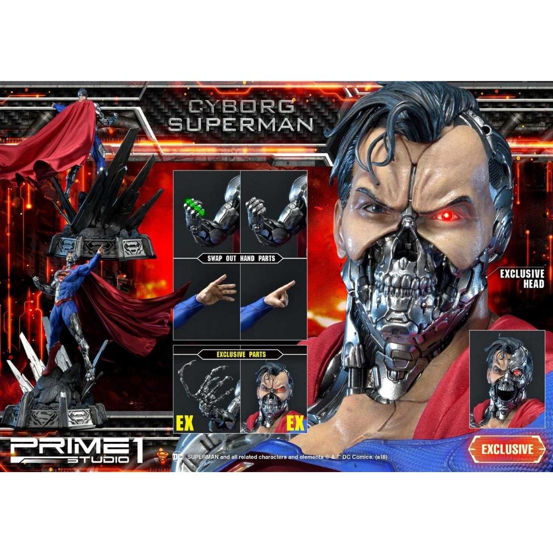 Cyborg Superman Museum Masterline Deluxe Statue by Prime 1 Studio -Prime 1 Studio - India - www.superherotoystore.com