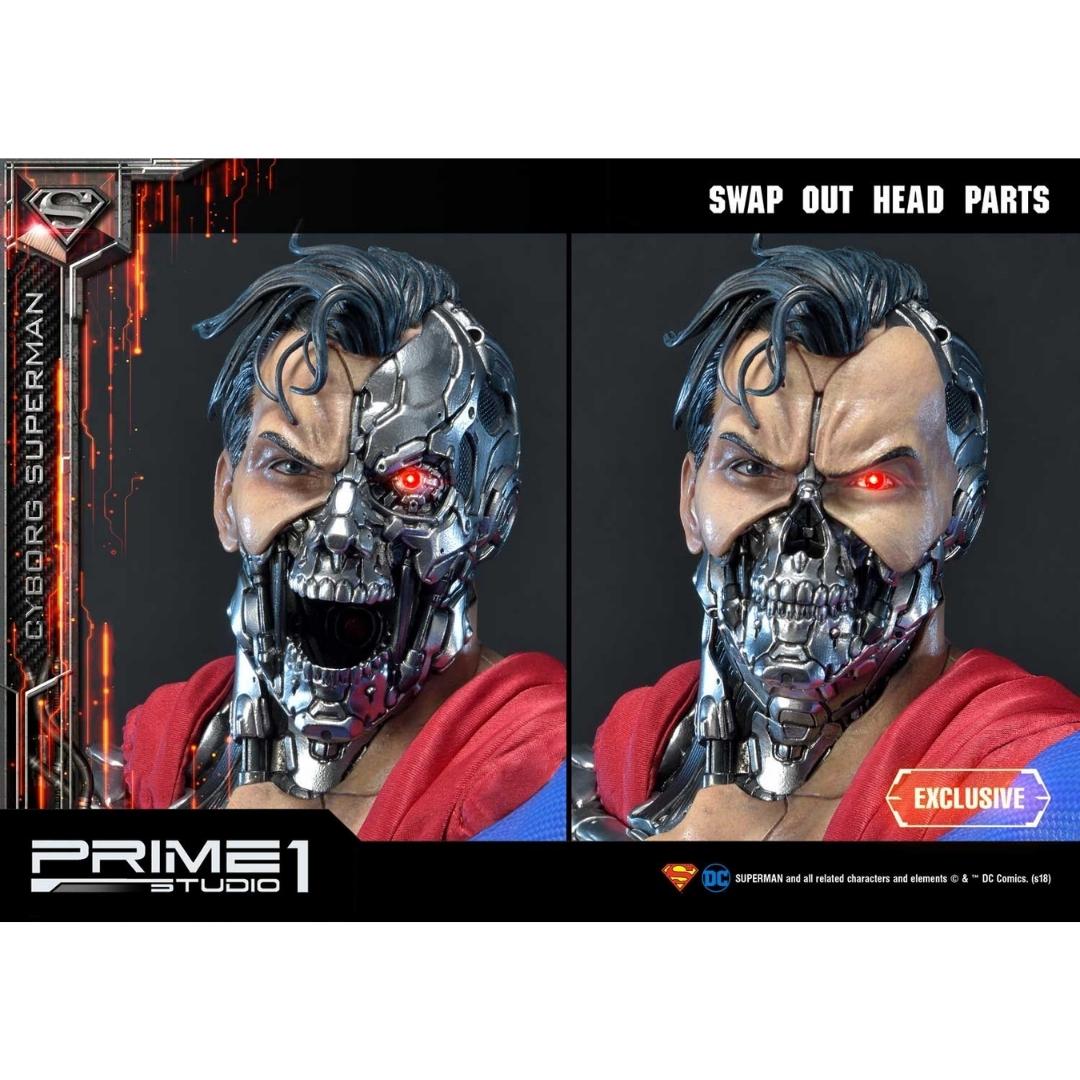 Cyborg Superman Museum Masterline Deluxe Statue by Prime 1 Studio -Prime 1 Studio - India - www.superherotoystore.com