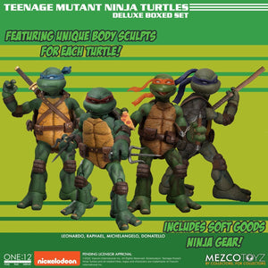 Teenage Mutant Ninja Turtles Deluxe One:12 Boxed Set by Mezco Toys -Mezco Toys - India - www.superherotoystore.com