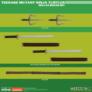 Teenage Mutant Ninja Turtles Deluxe One:12 Boxed Set by Mezco Toys -Mezco Toys - India - www.superherotoystore.com