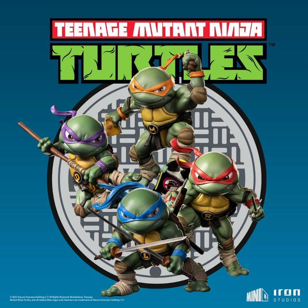 Teenage Mutant Ninja Turtles 4 Pack MiniCo Statue by Iron Studios -Iron Studios - India - www.superherotoystore.com