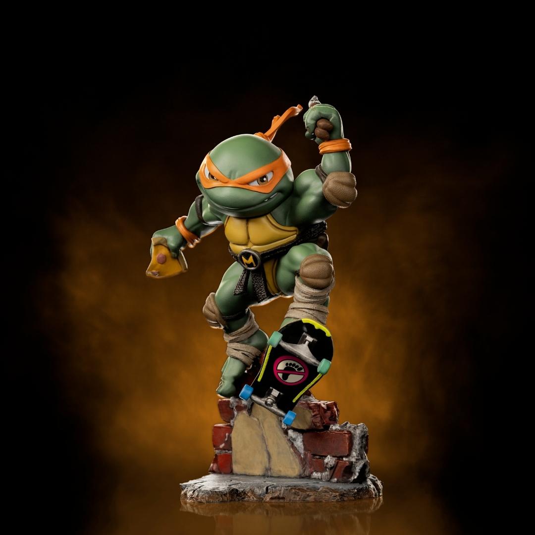 Teenage Mutant Ninja Turtles Michelangelo MiniCo Statue by Iron Studios -Iron Studios - India - www.superherotoystore.com