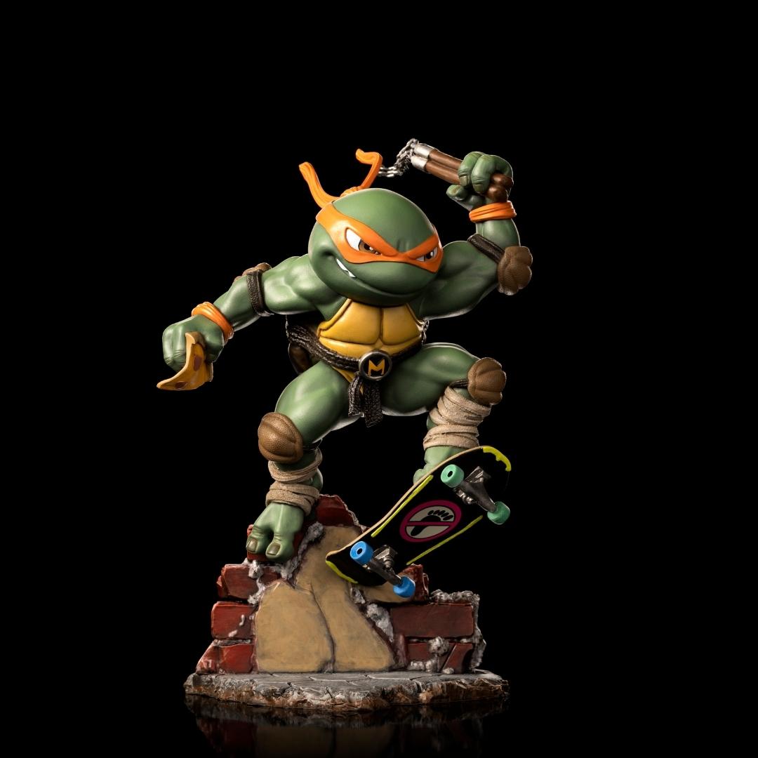 Teenage Mutant Ninja Turtles Michelangelo MiniCo Statue by Iron Studios -Iron Studios - India - www.superherotoystore.com