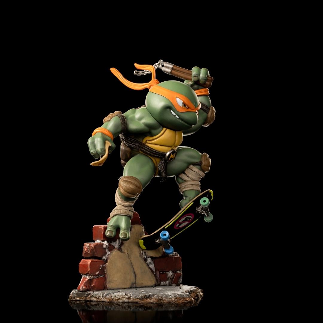 Teenage Mutant Ninja Turtles Michelangelo MiniCo Statue by Iron Studios -Iron Studios - India - www.superherotoystore.com