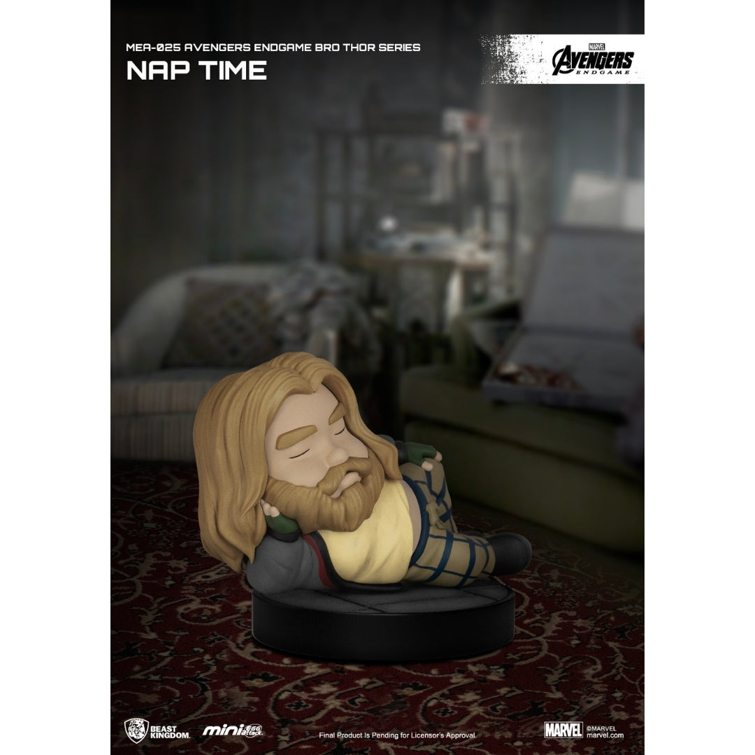 Avengers Endgame Bro Thor Series Nap Time Figure by Beast Kingdom -Beast Kingdom - India - www.superherotoystore.com