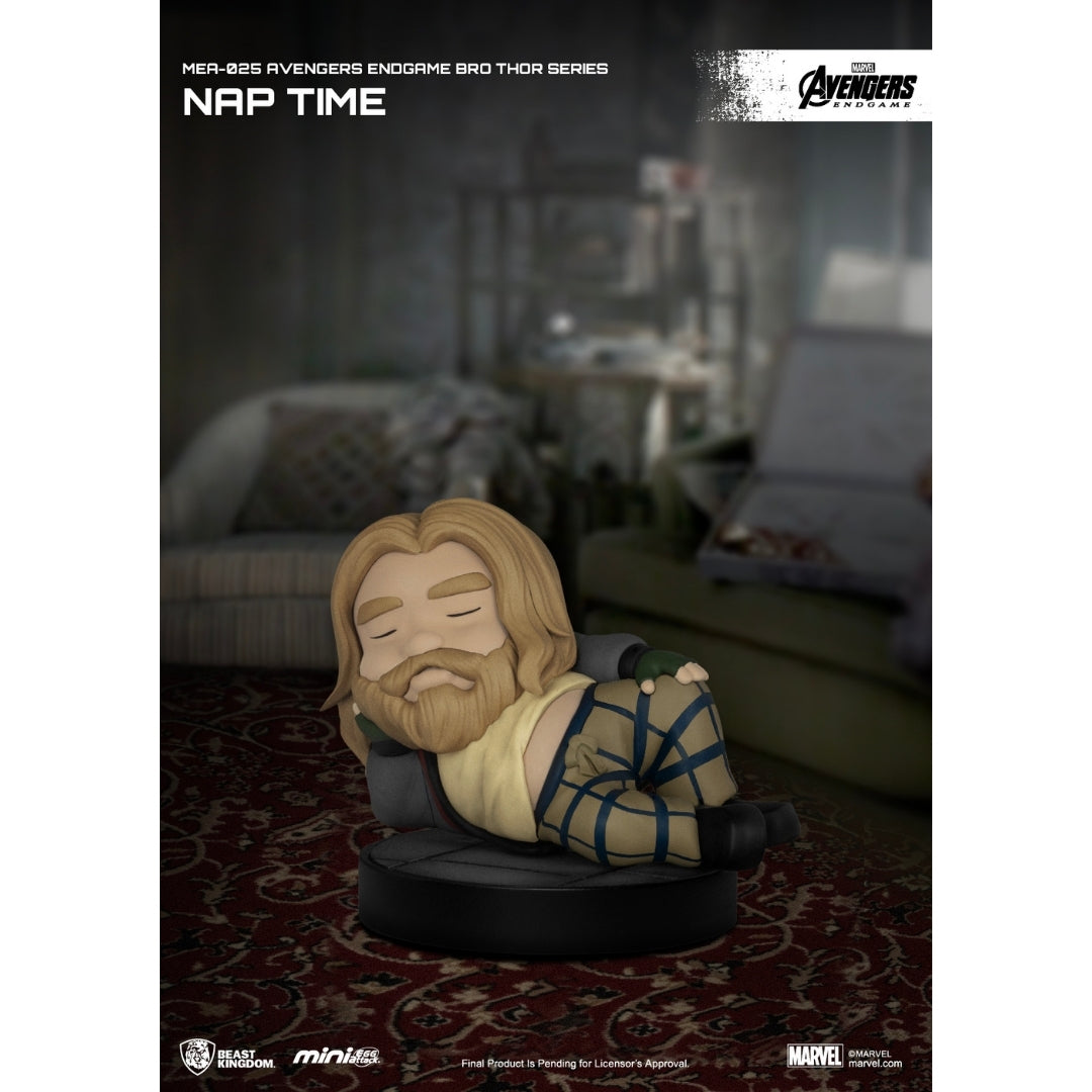 Avengers Endgame Bro Thor Series Nap Time Figure by Beast Kingdom -Beast Kingdom - India - www.superherotoystore.com