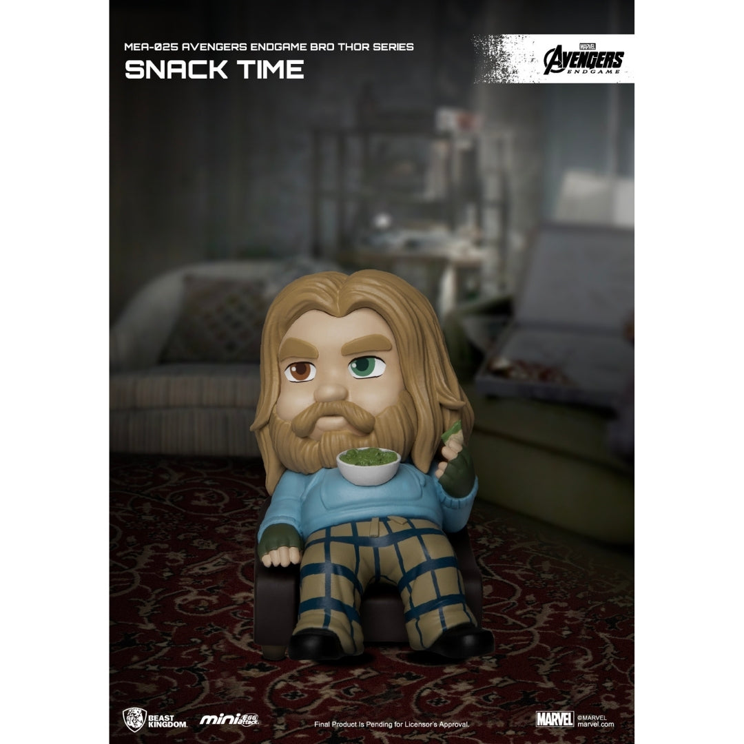 Avengers Endgame Bro Thor Series Snack Time Figure by Beast Kingdom -Beast Kingdom - India - www.superherotoystore.com