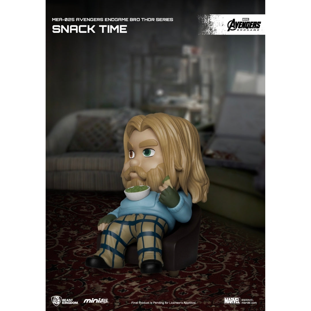Avengers Endgame Bro Thor Series Snack Time Figure by Beast Kingdom -Beast Kingdom - India - www.superherotoystore.com