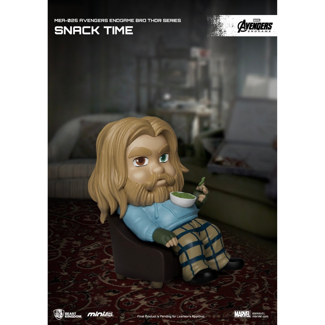 Avengers Endgame Bro Thor Series Snack Time Figure by Beast Kingdom -Beast Kingdom - India - www.superherotoystore.com