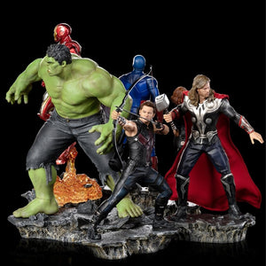 Avengers Battle Of NY - Infinity Saga Thor 1/10th Scale Statue by Iron Studios -Iron Studios - India - www.superherotoystore.com