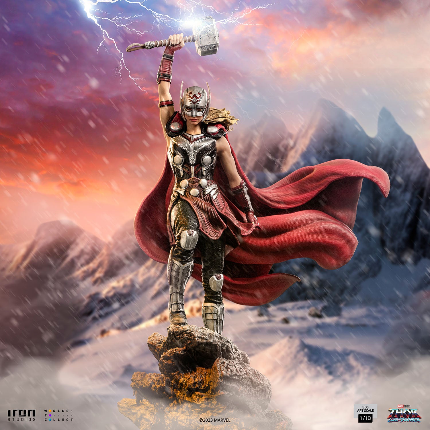 Mighty Thor (Jane Foster) Marvel Studios Statue by Iron Studios -Iron Studios - India - www.superherotoystore.com