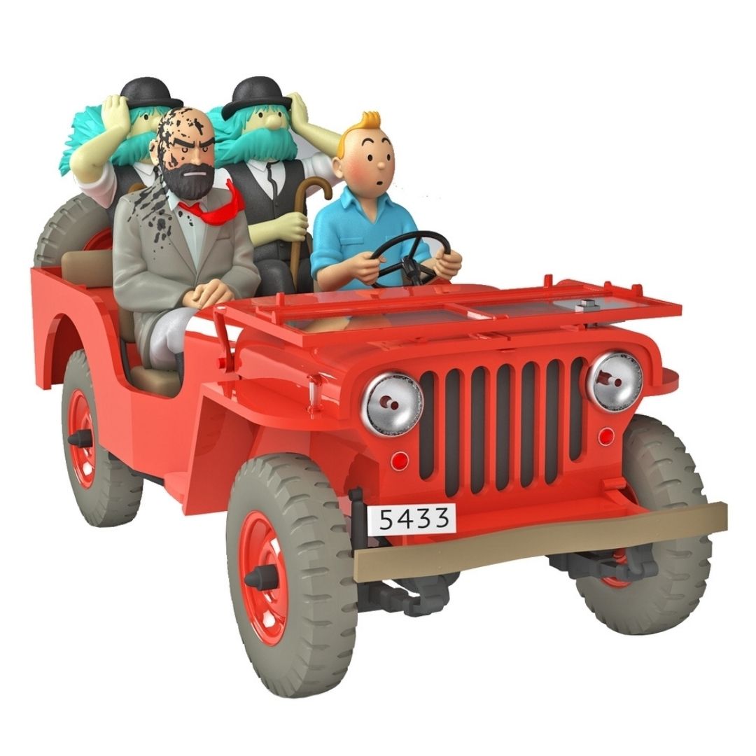 Adventures Of Tintin - Desert Jeep Willy Statue By Moulinsart -Moulinsart - India - www.superherotoystore.com