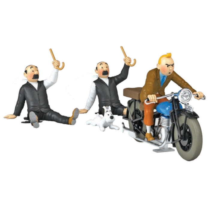 Adventures of Tintin - The Tintin Motorcycle Statue by Moulinsart -Moulinsart - India - www.superherotoystore.com