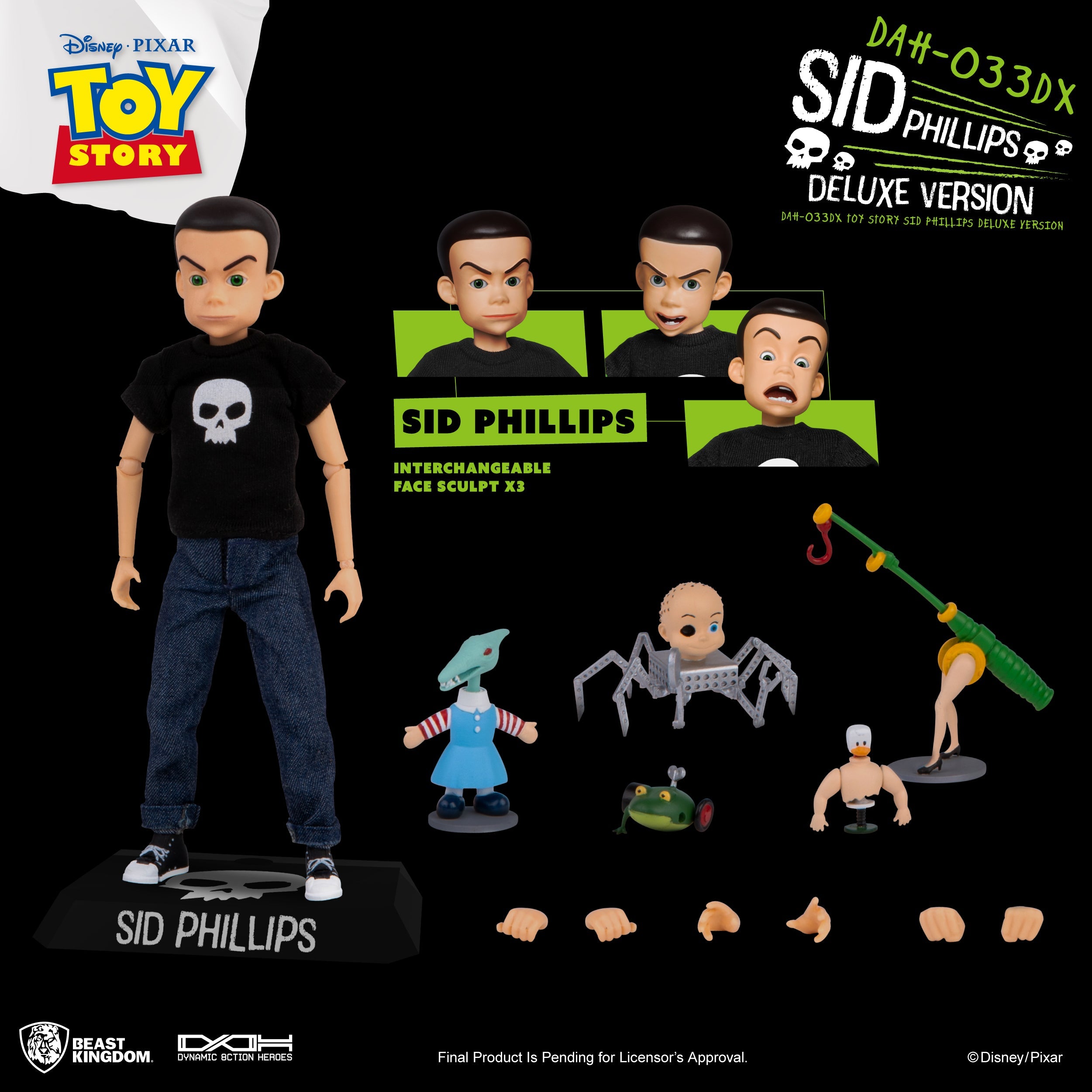 Toy Story Sid Phillips Action Figure by Beast Kingdom