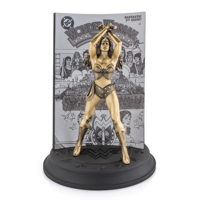 Limited Edition Wonder Woman Volume 2 #1 Gilt Statue by Royal Selangor -Royal Selangor - India - www.superherotoystore.com