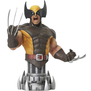 Marvel Comic X-Men Brown Wolverine 1:7 Scale Mini-Bust by Diamond Select Toys -Diamond Gallery - India - www.superherotoystore.com