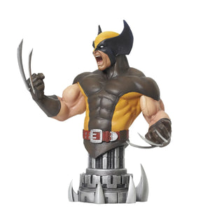 Marvel Comic X-Men Brown Wolverine 1:7 Scale Mini-Bust by Diamond Select Toys -Diamond Gallery - India - www.superherotoystore.com