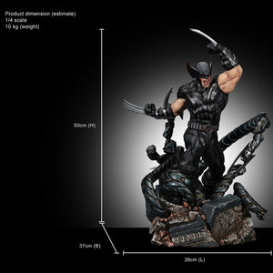 X-Men Wolverine (X Force) - Ver B 1/4 Scale Statue by XM Studios -XM Studios - India - www.superherotoystore.com