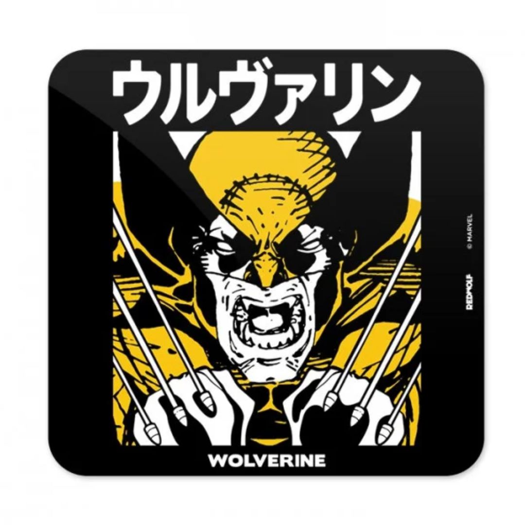 Wolverine Kanji Coaster -Redwolf - India - www.superherotoystore.com