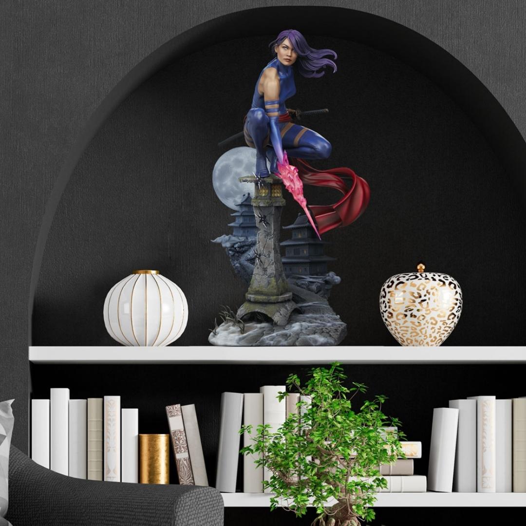 Psylocke Premium Format Statue by Sideshow Collectibles -Sideshow Collectibles - India - www.superherotoystore.com