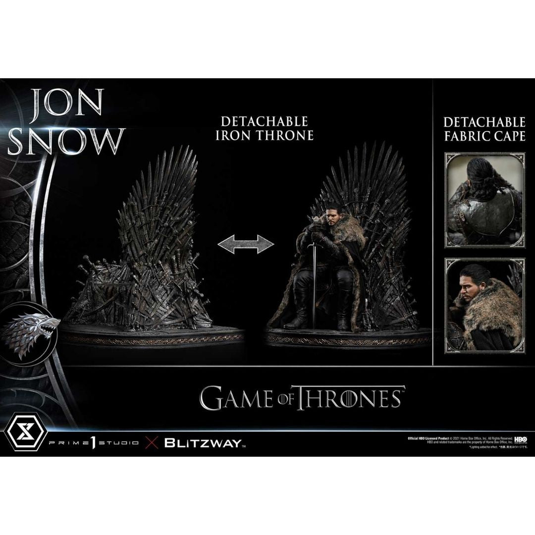 Game Of Thrones Jon Snow 1/4th Scale Figure by Prime1 Studios -Prime 1 Studio - India - www.superherotoystore.com