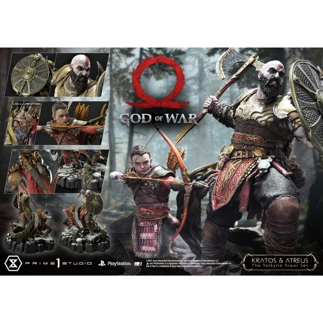 God Of War Kratos & Atreus The Valkyrie Armor Set by Prime1 Studios -Prime 1 Studio - India - www.superherotoystore.com