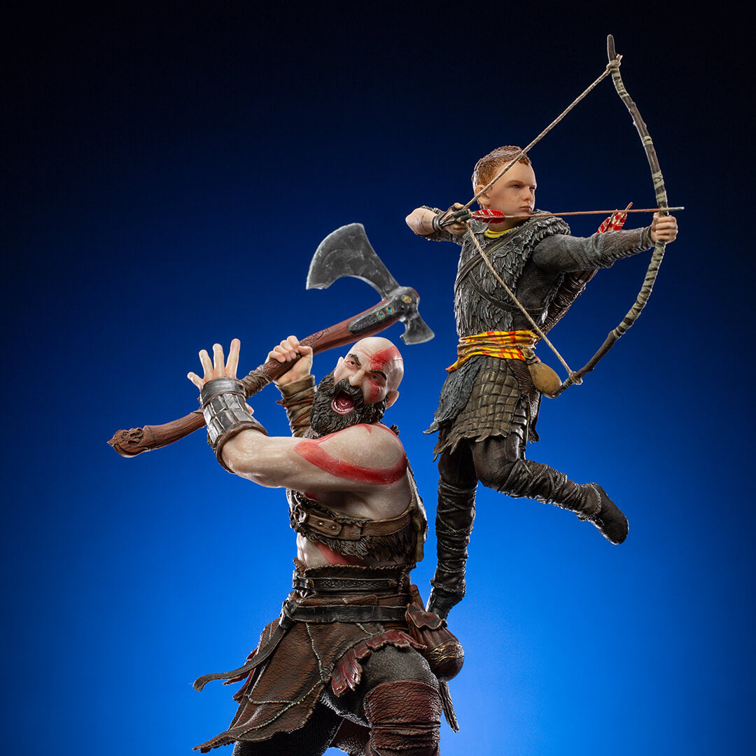 God Of War - Kratos and Atreus Statue by Iron Studios -Iron Studios - India - www.superherotoystore.com