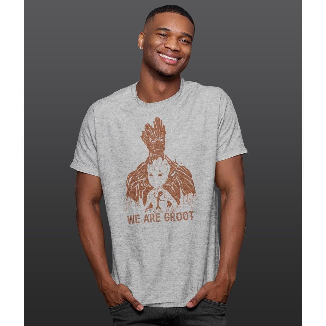 Guardians Of The Galaxy We Are Groot T-Shirt -Celfie Design - India - www.superherotoystore.com