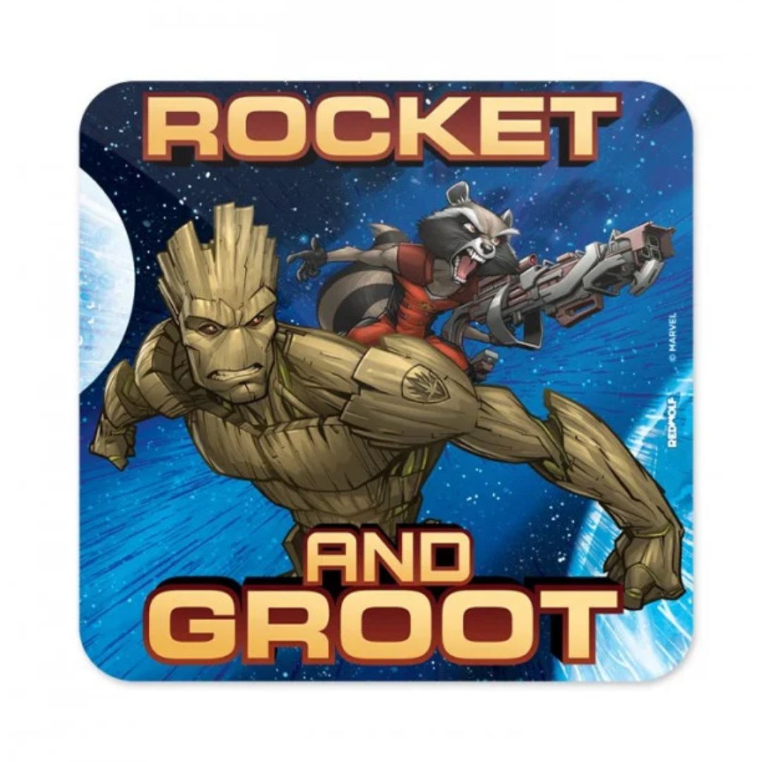 Groot And Rocket Coaster -Redwolf - India - www.superherotoystore.com