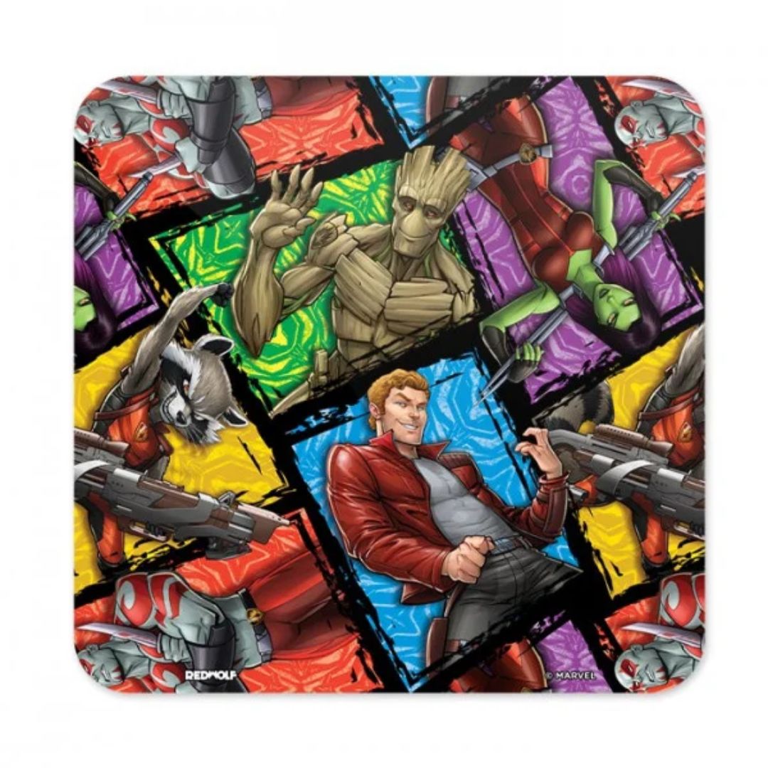 Character Collage Coaster -Redwolf - India - www.superherotoystore.com