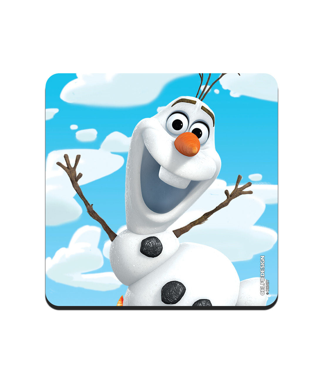 Oh Olaf - 10 X 10 (cm) Coasters -Celfie Design - India - www.superherotoystore.com