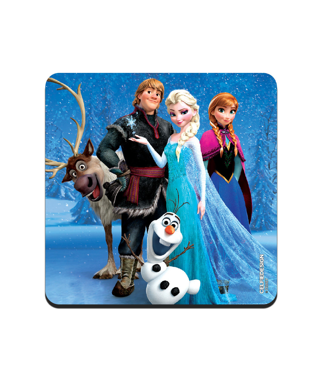 Frozen Together - 10 X 10 (cm) Coasters -Celfie Design - India - www.superherotoystore.com